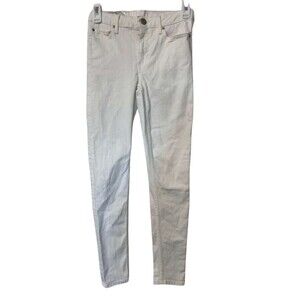 Acne Studios Skinny Leg Regular Waist Jeans Women's Size 26/32 White Pants